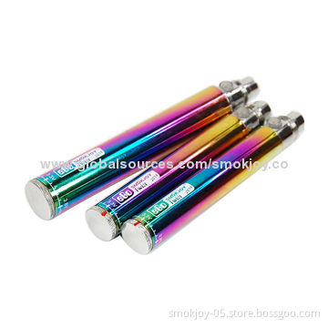 Variable voltage ego twist battery & colored ego twist